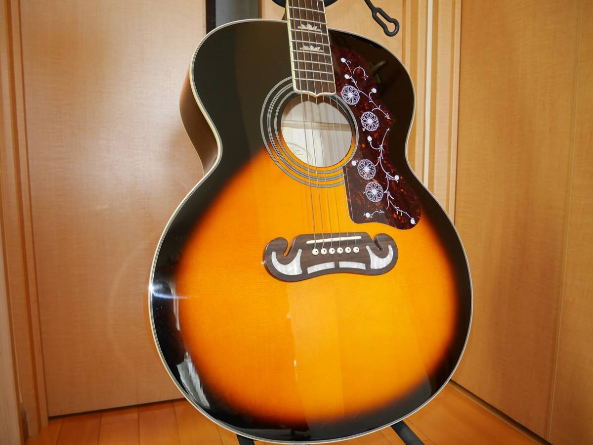 希少良品 Epiphone Ej 0vs Oasis ノエルギャラガー ギブソン直系 アコースティックギター エピフォン ソフトケース付 の落札情報詳細 ヤフオク落札価格情報 オークフリー スマートフォン版