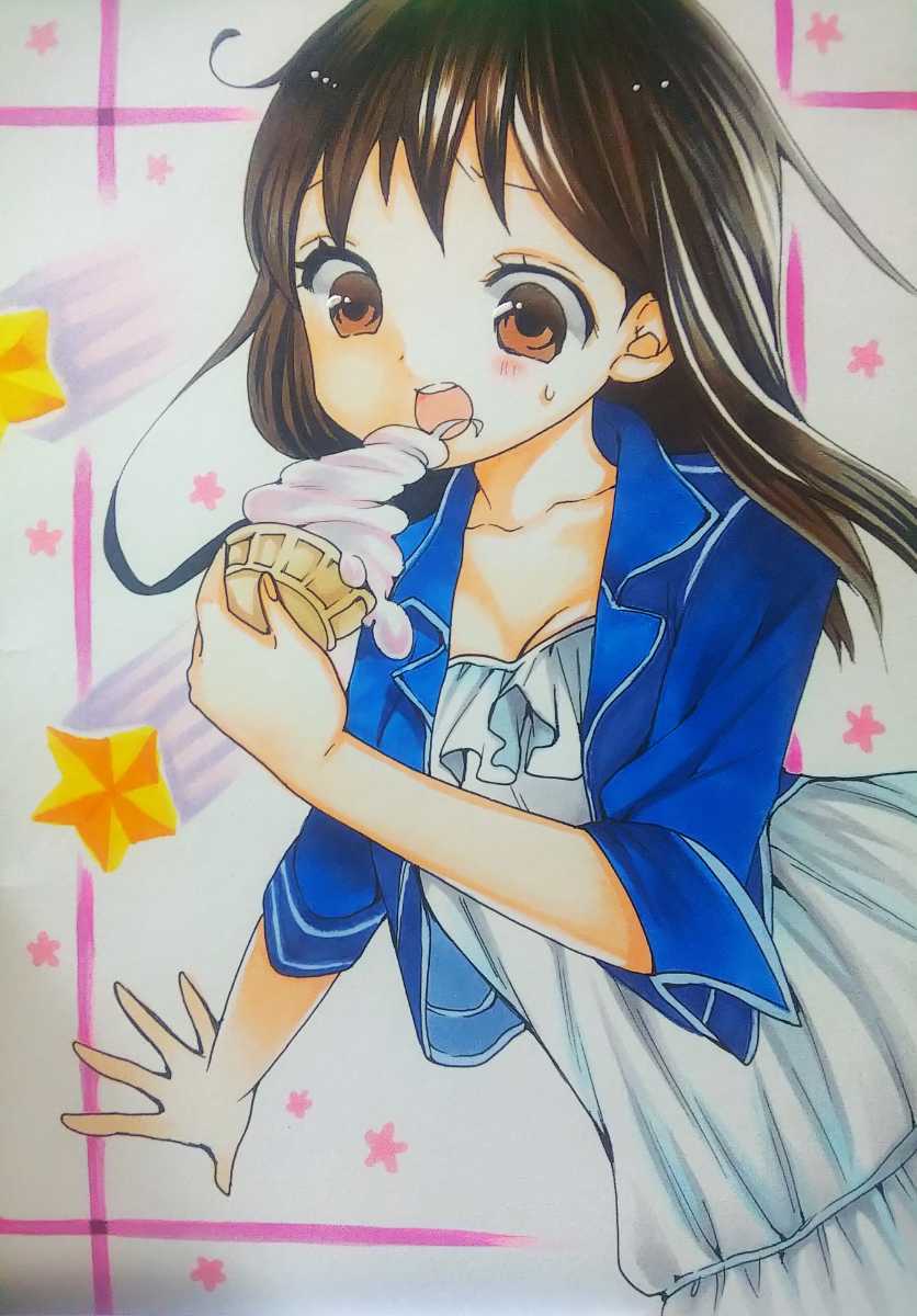 手描きイラスト ソフトクリーム落ちる 女の子 オリジナル の落札情報詳細 ヤフオク落札価格情報 オークフリー スマートフォン版 手描きイラスト ソフトクリーム落ちる 女の子 オリジナル の落札情報詳細 ヤフオク落札価格情報 オークフリー スマートフォン版