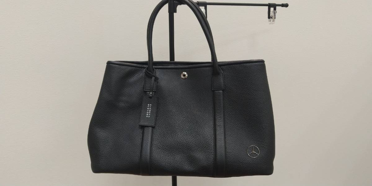 美品✨️バーニーズニューヨーク メンズ ビジネス シボ革 トートバッグ