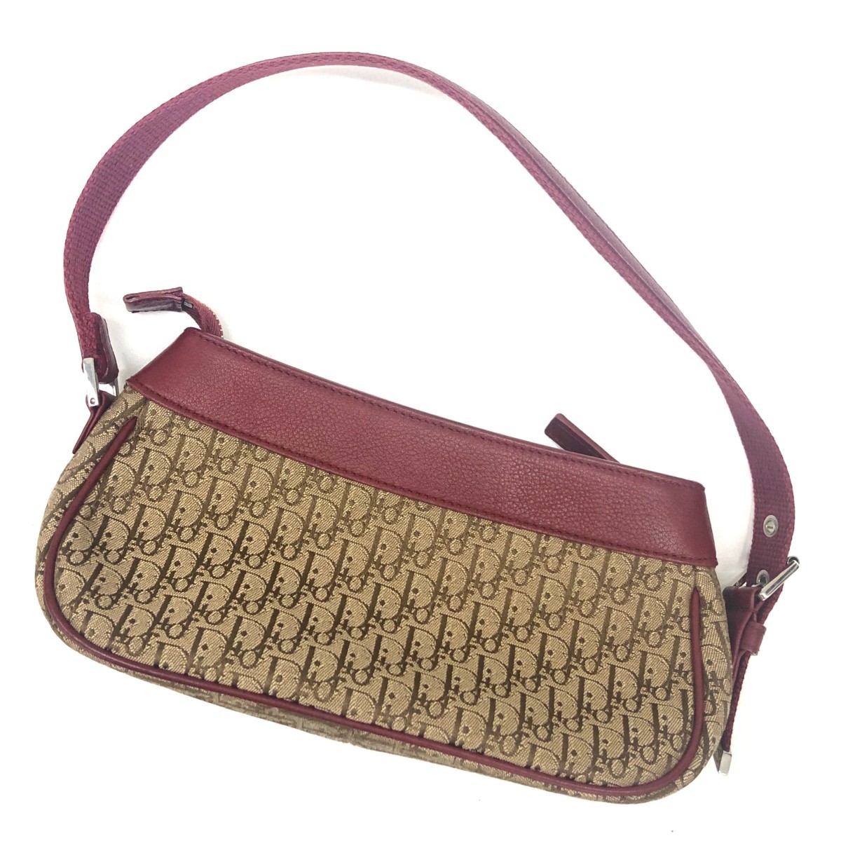 極美品☆ ディオール アクセサリーポーチ ジャガード トロッター