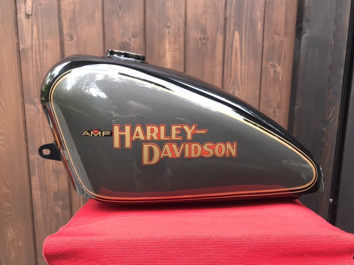 HARLEY-DAVIDSON AMF タンク 青スポタン