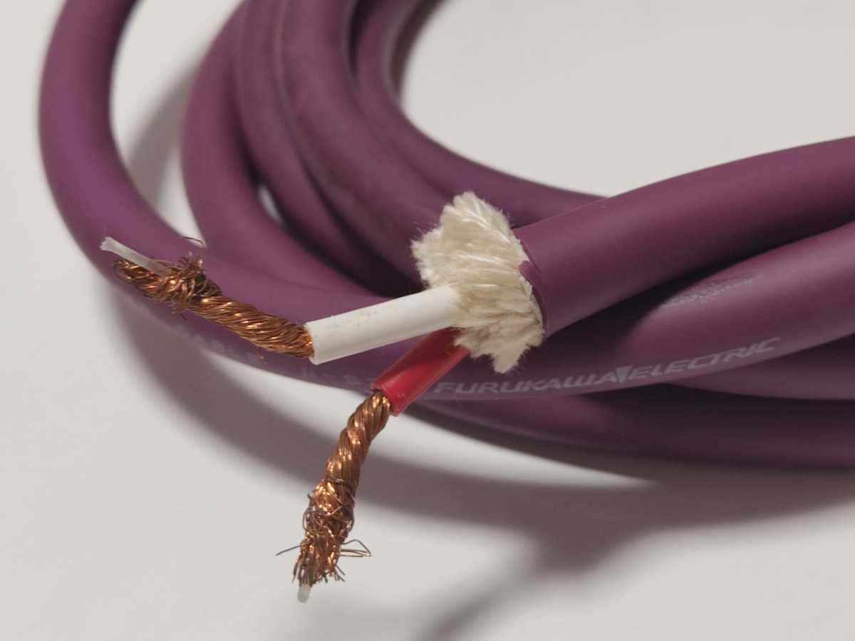 古河電工　Μ-Ｓ１スピーカーケーブル 　2M　ペア 古河電工 Μ-S1スピーカーケーブル 2M ペア