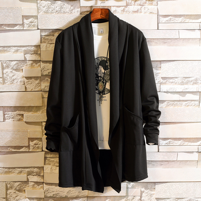 新品 Cxj210 春秋新品 メンズ カーディガン コート カジュアル アウター スプリングコート おしゃれ ブラック の落札情報詳細 ヤフオク落札価格情報 オークフリー スマートフォン版