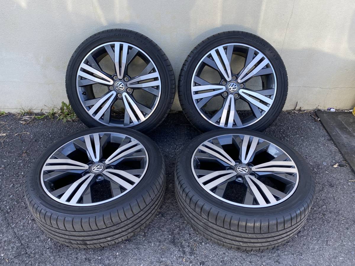 VW純正 ゴルフオールトラックOP？ 純正18インチアルミ&タイヤセット