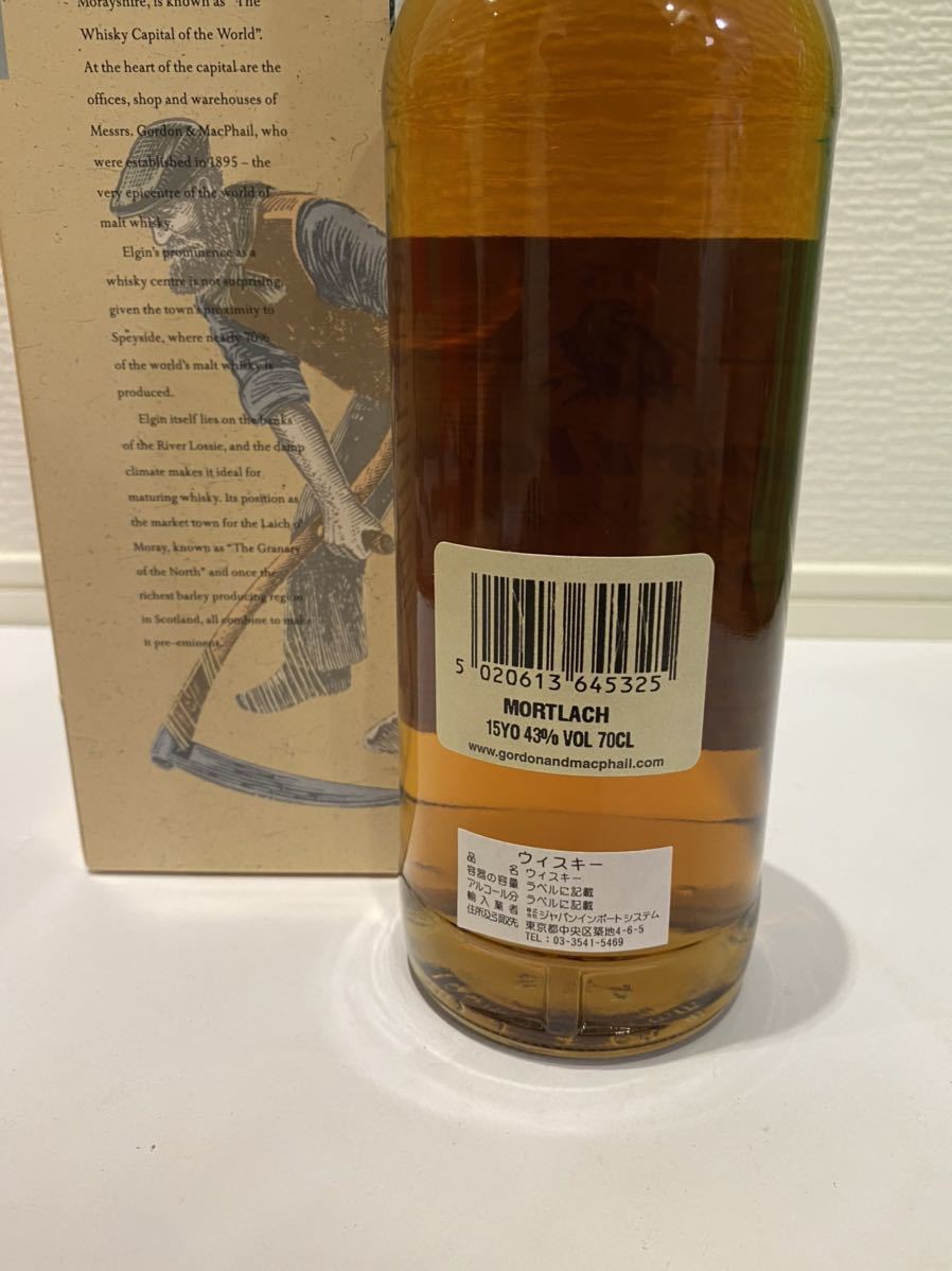 新品】古酒 G&M モートラック 15年 mortlach スコッチ ウイスキー