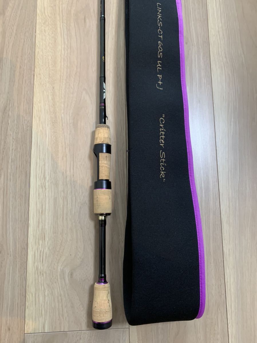 即決★フェンウィックLINKS-CT60SULP+J Critter Stick 美品　グリッタースティック フェンウィック リンクス LINKS-CT60SULP+J 