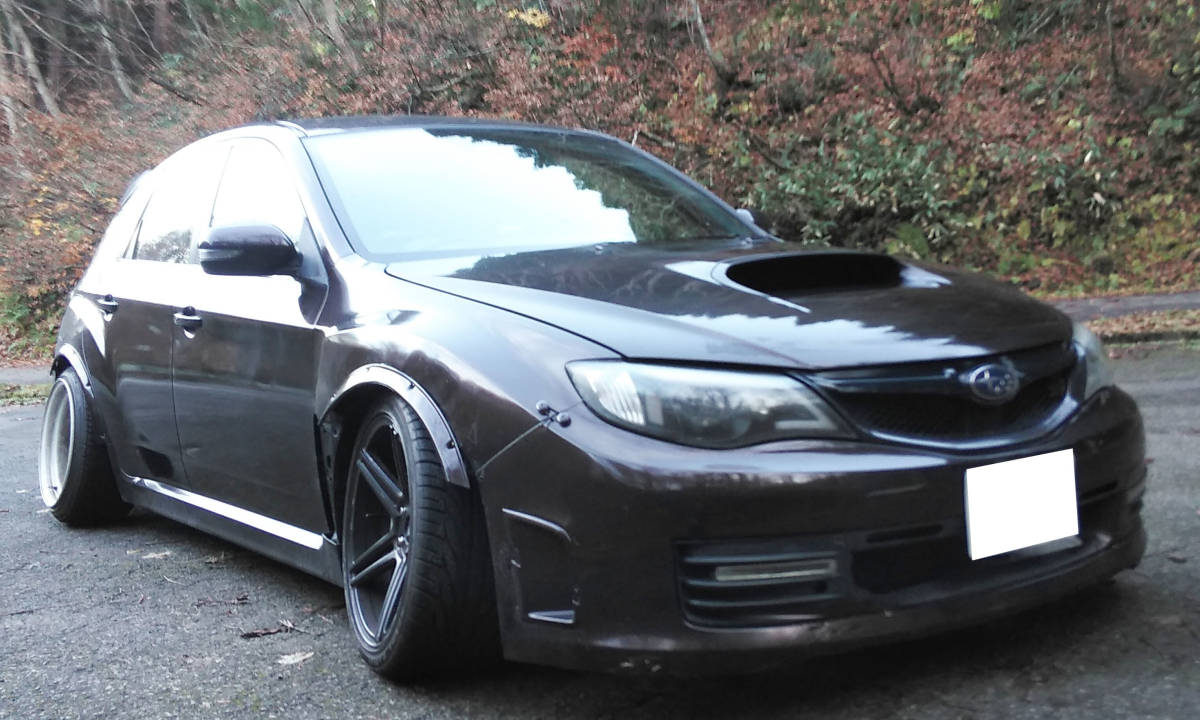 売切 即決交渉可 インプレッサ Wrx Sti Grb 6速マニュアル ローダウン オーバーフェンダー 308馬力 実走行 車検約1年 セッティングpc の落札情報詳細 ヤフオク落札価格情報 オークフリー スマートフォン版