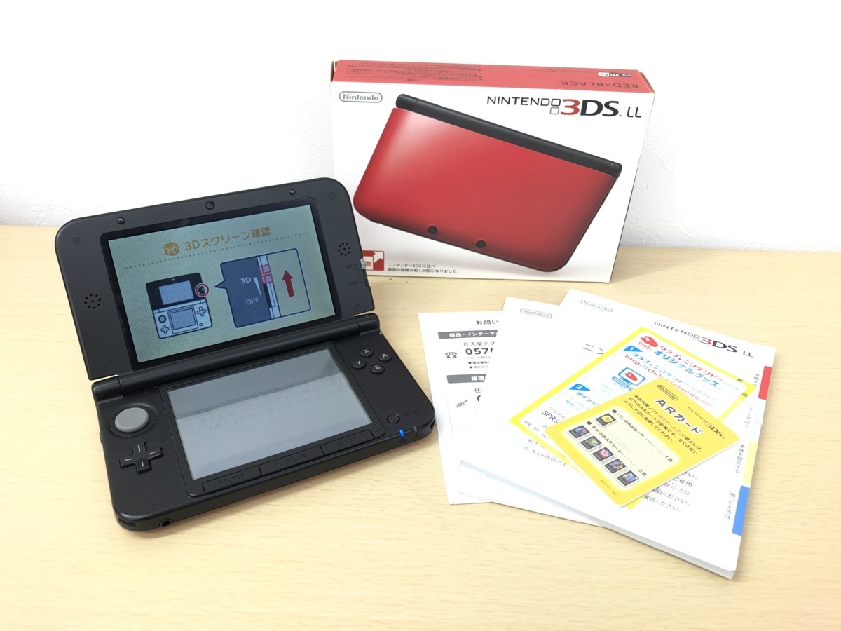 Nintendo 任天堂３ds Ll 本体 Red Black 動作ok 初期化済み の落札情報詳細 ヤフオク落札価格情報 オークフリー スマートフォン版