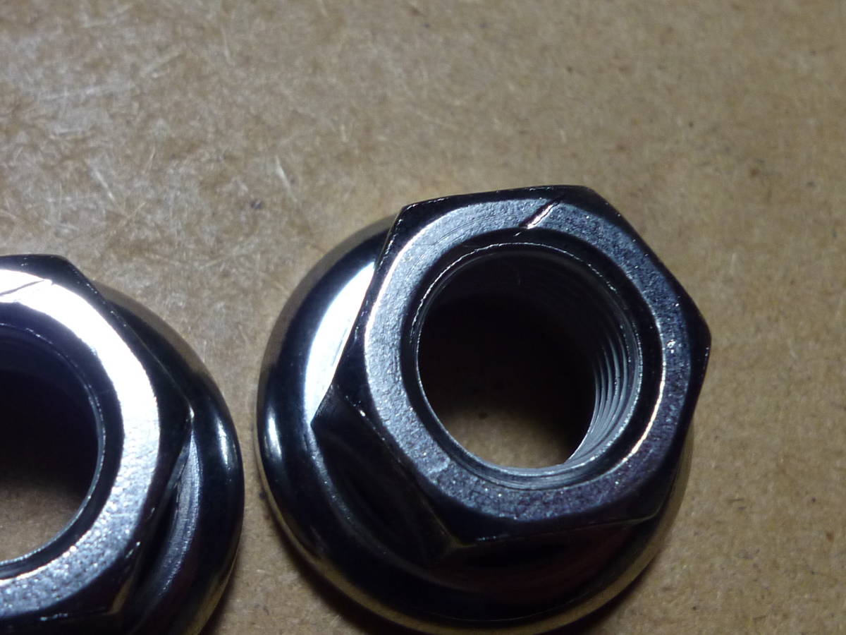 新品】リア用M10 ハブナット・アクスルナット/ホイールロックナット 
