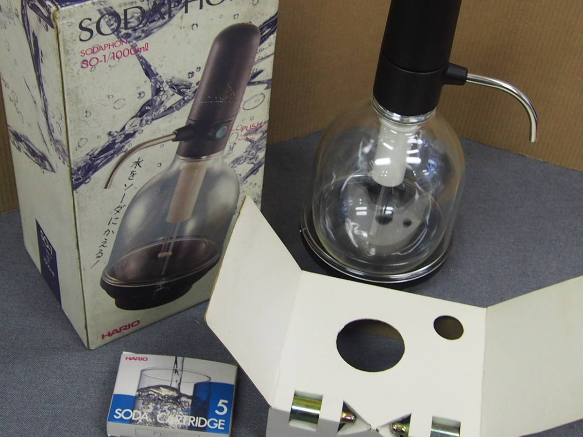 HARIO ソーダホン ハリオ SODAPHON SO-1 炭酸水メーカーの落札情報詳細