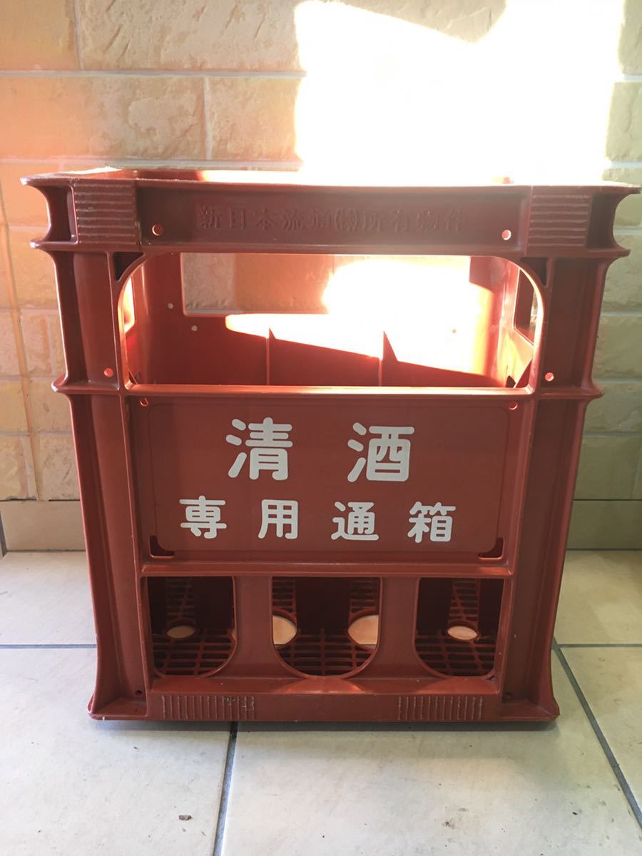 ぺんぎん様専用☆一升瓶ケースがイスに変身☆ 昭和レトロ 清酒専用通箱