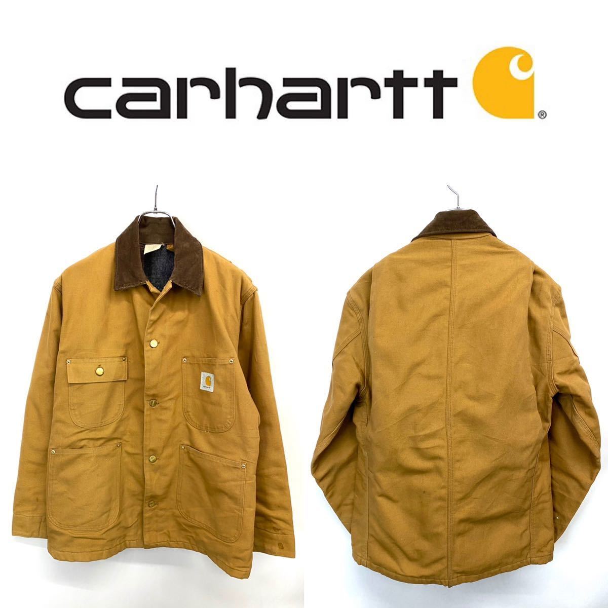 Carhartt カバーオール/ワークジャケット/カーハート/38/Mサイズ/茶系