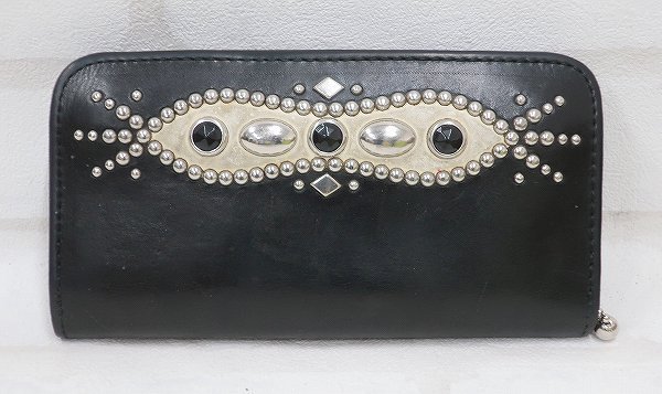 ま*る様 ワープ&ウーフ　スタッズウォレット warp ファッション ワープ&ウーフ スタッズウォレット