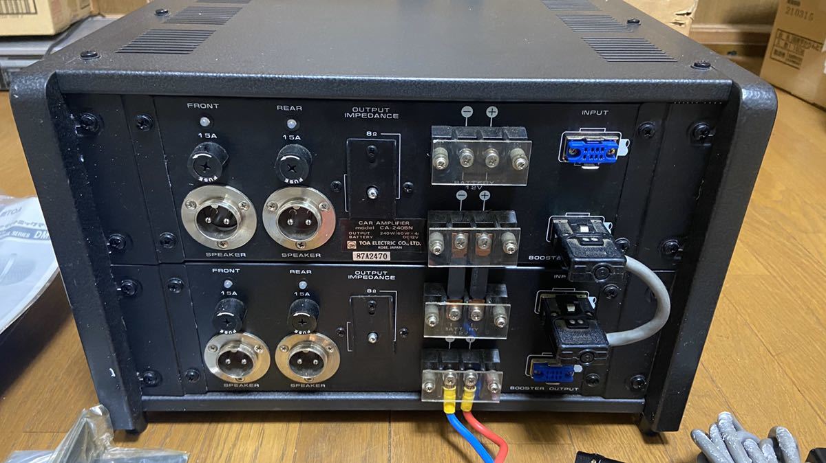 拡声器アンプ TOA-CA-241N 12V 240w機