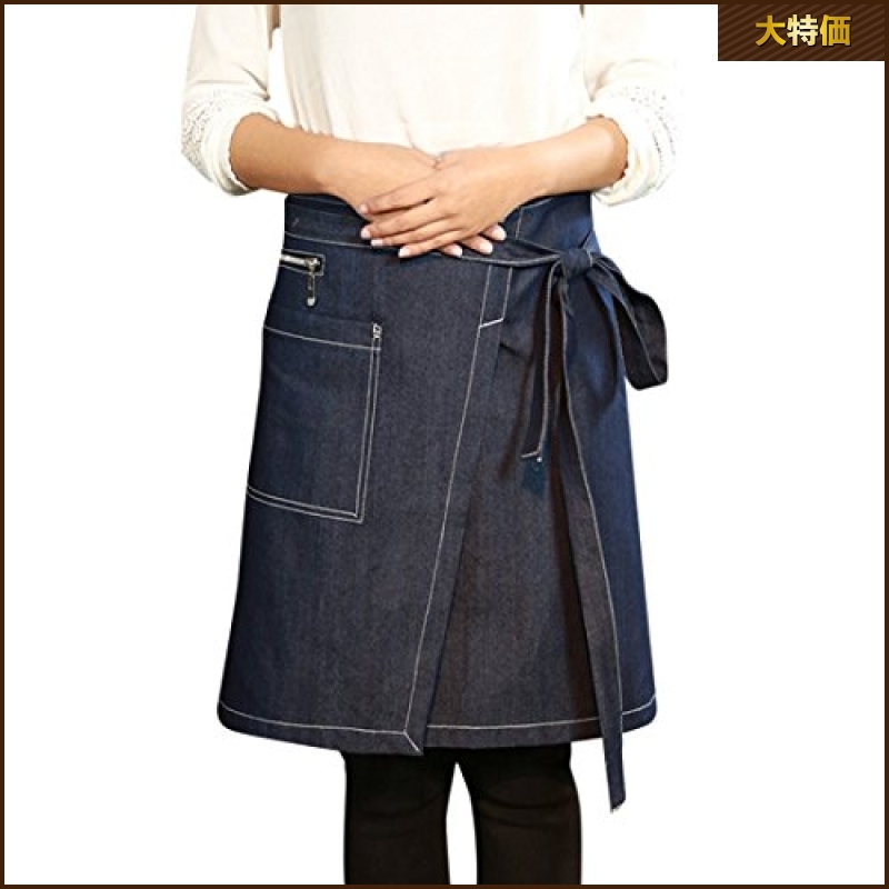 新品 新品 Baiye カフェエプロン ショート ソムリエエプロン デニムエプロン 飲食店 前掛け ベーシック レディース 腰巻 メンズ の落札情報詳細 ヤフオク落札価格情報 オークフリー スマートフォン版