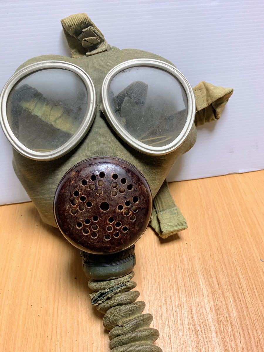 日本軍 海軍 九三式防毒面 検／防暑帽／昭五式／航空／戦車／迷彩
