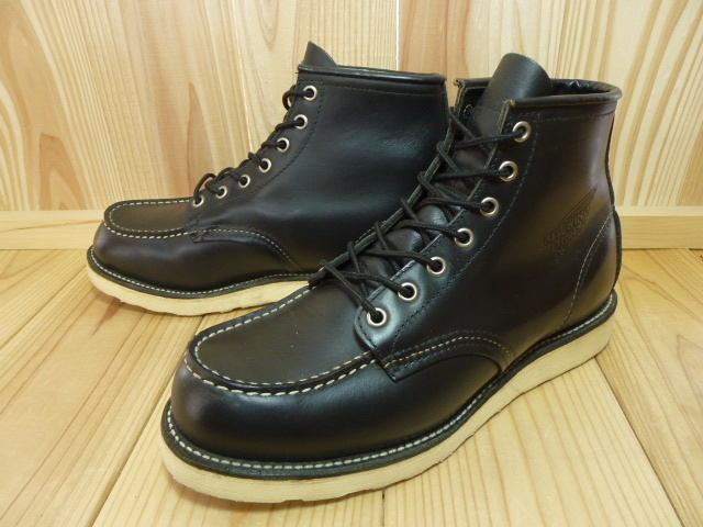 ☆REDWING レッドウィング RW8130 黒 MOC TOE CLASSIC BOOTS アイ 