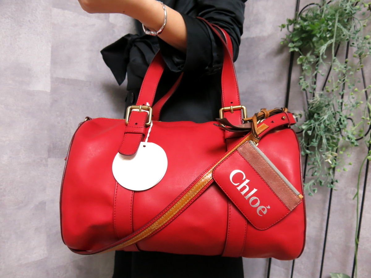 Chloe クロエ2way サムミニボストンバッグレザー