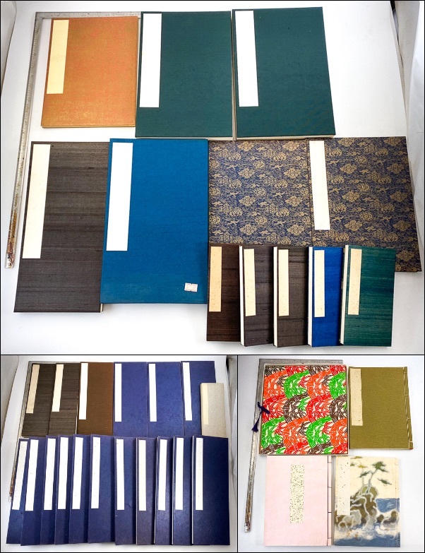 34冊 未使用 折帖 画帳 画帖 作品用に 和綴 布/和紙表装 書道具 書画 