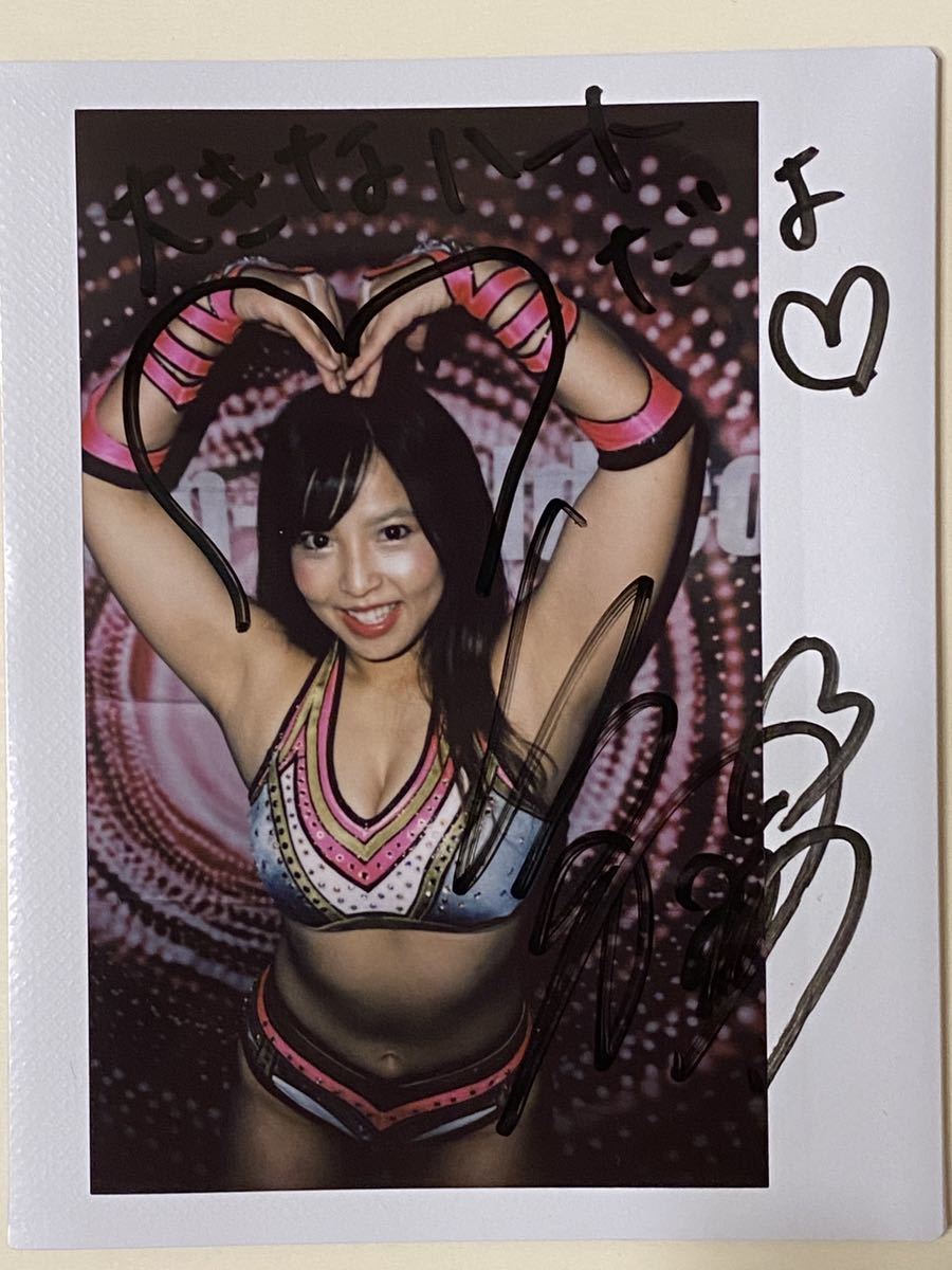 女子プロレス スターダム 白川未奈 直筆サイン入りワイドチェキd の落札情報詳細 ヤフオク落札価格情報 オークフリー スマートフォン版
