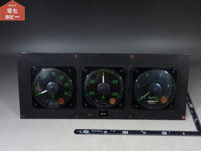 KL97◇古い 国鉄 日立/三輪精機 運転台メーター SR36 ジャンク/廃品
