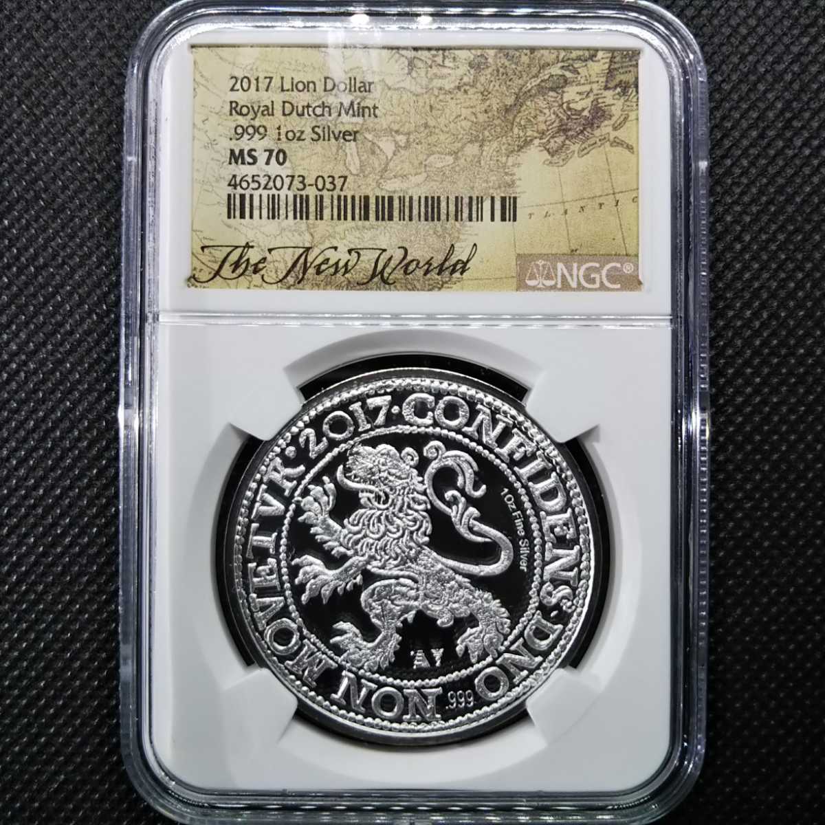 最高評価 2017年 オランダ ライオンダラー 1オンス 銀貨 NGC PF70 オランダ 2017 ライオンダラー1オンス 銀貨 NGC PF70UC ロイヤル