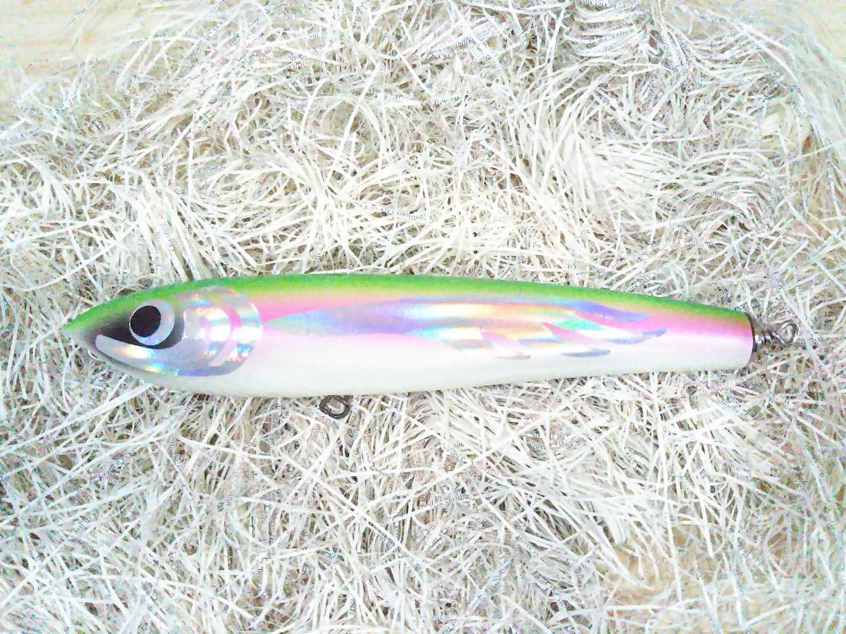 新品 木製ダイビングペンシル 1g リップカップタイプ緑 ハンドメイド マグロキャスティング ヒラマサキャスティング Gtルアー ウッドルアー の落札情報詳細 ヤフオク落札価格情報 オークフリー スマートフォン版