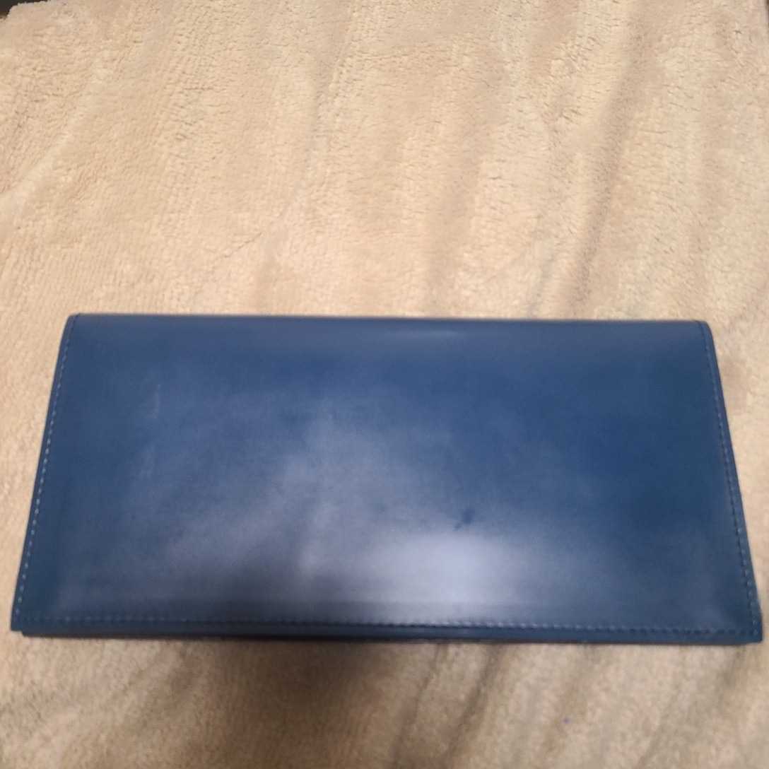 THE WARMTH CRAFTS MANUFACTURE 長財布 紺色 未使用 ジウォームス
