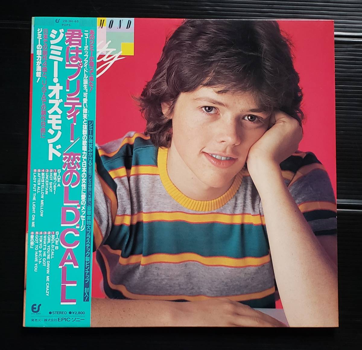 美盤 ジミー オズモンド国内盤帯付lp 君はプリティー 恋のl D Call 実物大プラスチック製ピンナップ付 Ep そよ風に乗って セット の落札情報詳細 ヤフオク落札価格情報 オークフリー スマートフォン版