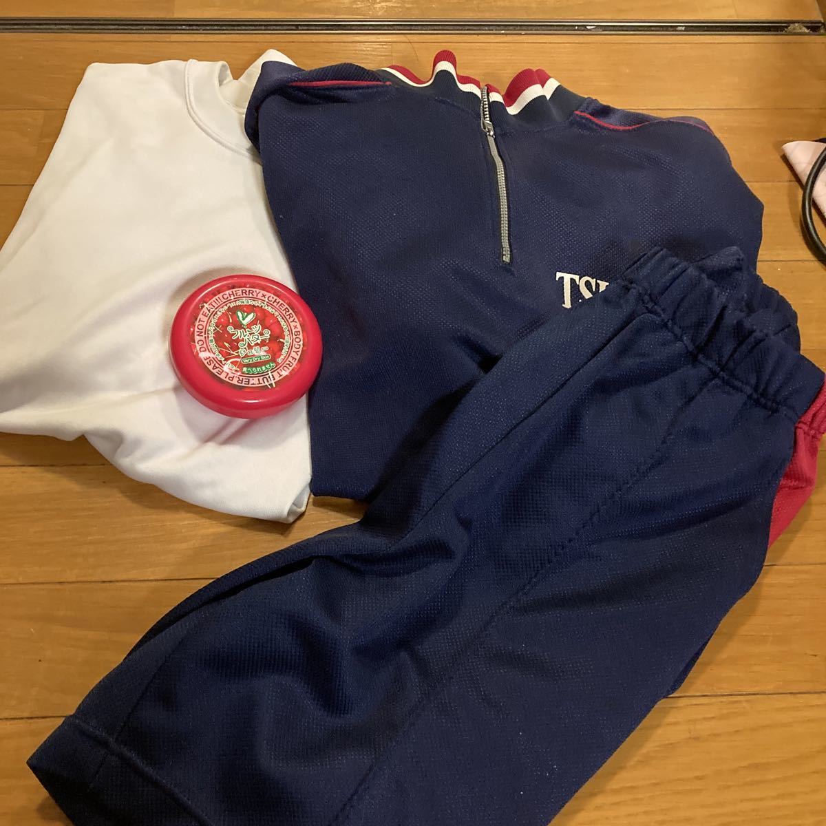 新品未使用】タグ付き 体操服上下ブルーライン LLサイズ-【PSA10