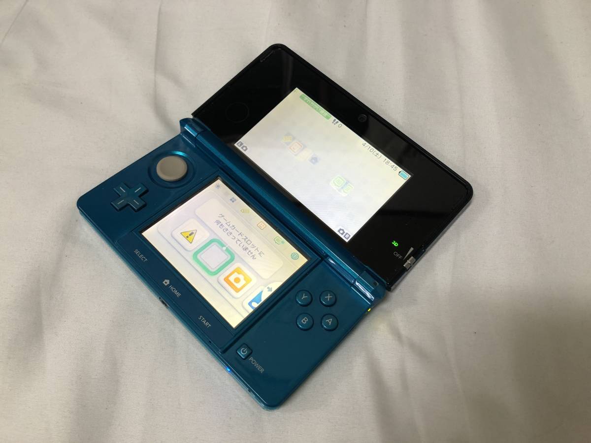 Used Nintendo ニンテンドー 3ds 本体 Ctr 001 エメラルドグリーン の落札情報詳細 ヤフオク落札価格情報 オークフリー スマートフォン版