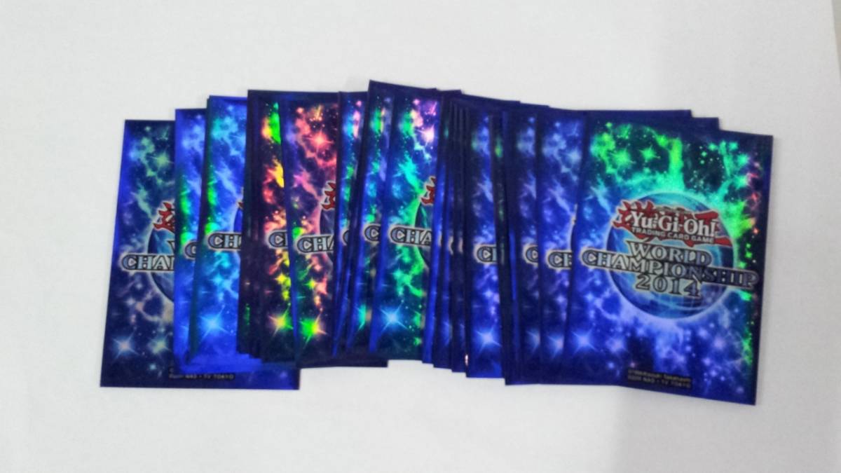 36] 遊戯王 WCS 2014 ワールドチャンピオンシップ スリーブ 30枚の落札