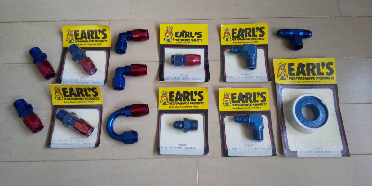 EARLSフィテング ホースセットAN6用 楽天市場】燃料ホース AN6 EARL'S アールズ規格 ステンレス