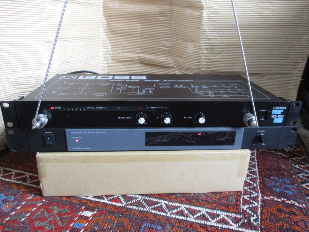 Audio Technica UHFワイヤレスレシーバー ATW-R103 二台 Audio