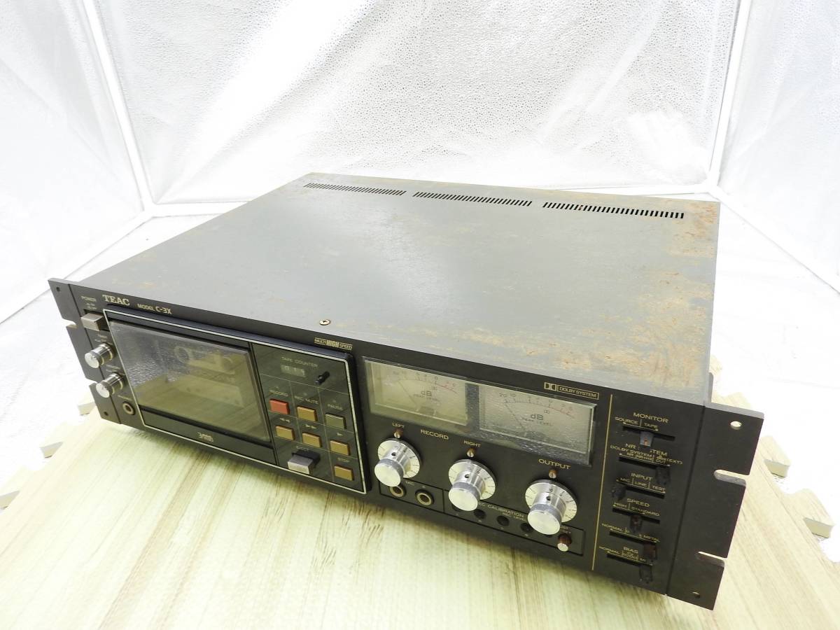 TEAC ティアック◇カセットデッキ TEAC C-3X テープデッキ ステレオ 80