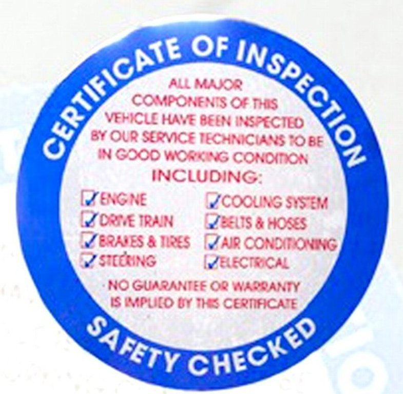 新品 点検ステッカーamerican Inspection Sticker Bl 人気 ステッカー シール デカール オシャレ 車 バ の落札情報詳細 ヤフオク落札価格情報 オークフリー スマートフォン版