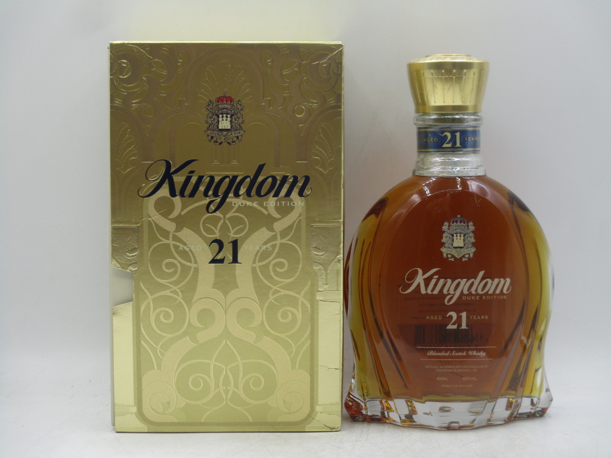 ウイスキー kingdom DUKE EDITION AGED21 YEARS 同梱OK商品】KINGDOM 21年 キングダム デューク エディション スコッチ