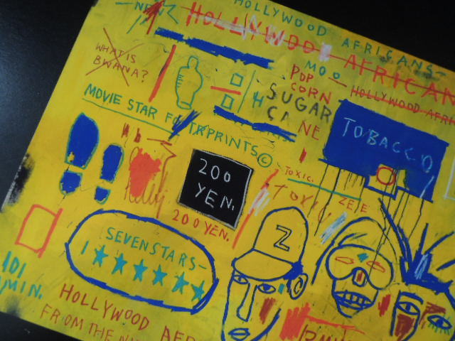 A4 額付き ポスター Basquiat ハリウッド アフリカ人 バスキア の落札