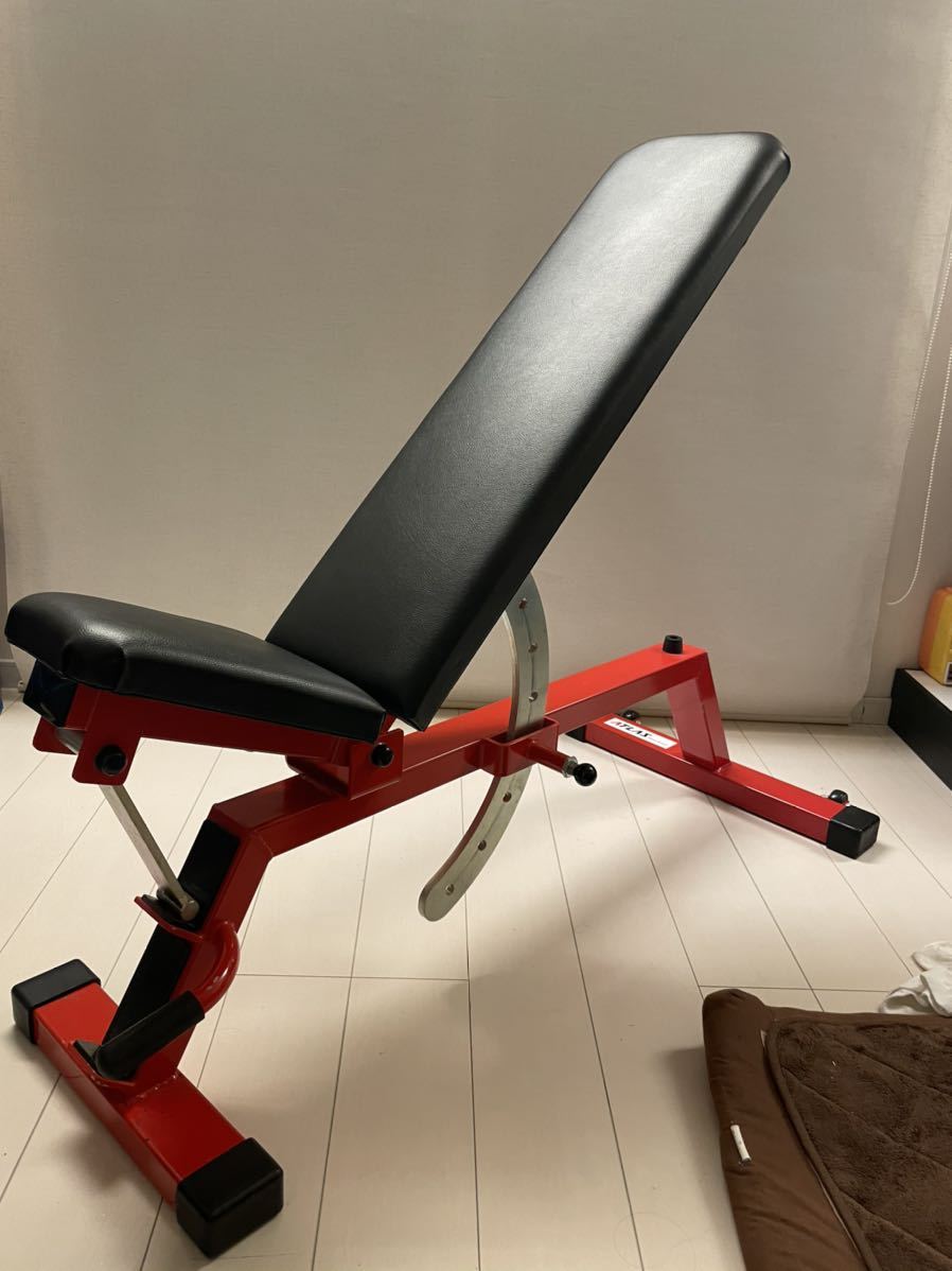 引き取り限定」American barbellセットプレートベンチ
