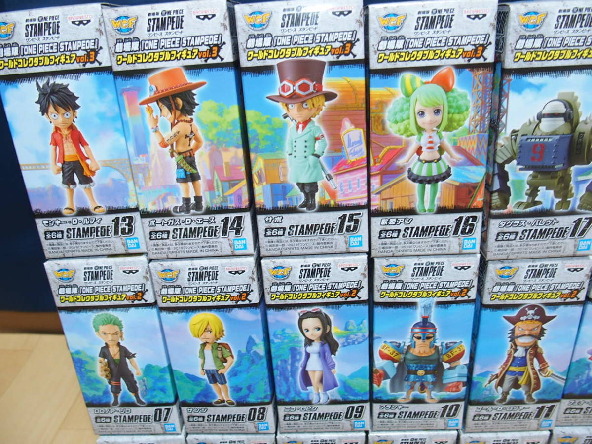 新品 30点 ワンピース コレクタブルフィギュア スタンピード Stampede 01 18 ワーコレ Burst エース シャンクス Cp9 ルッチ エネル の落札情報詳細 ヤフオク落札価格情報 オークフリー スマートフォン版