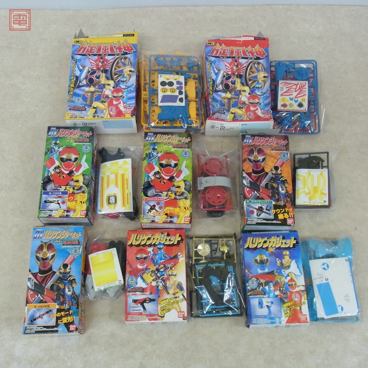ミニプラ】 忍風戦隊ハリケンジャー 旋風神 Set 引きずら