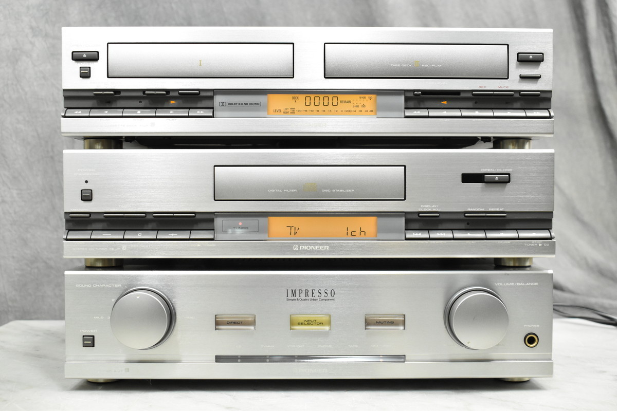 PIONEER パイオニア システムコンポ IMPRESSO A-J7/FD-J7/T-J7/S-J7-Q