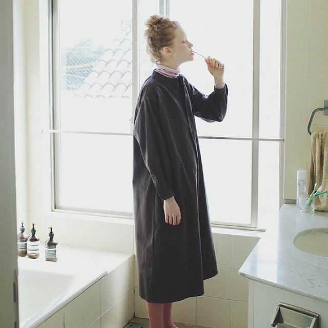 ほぼ日×yaeca LDKWARE スモック 黒（ほぼ日×yaeca LDKWARE