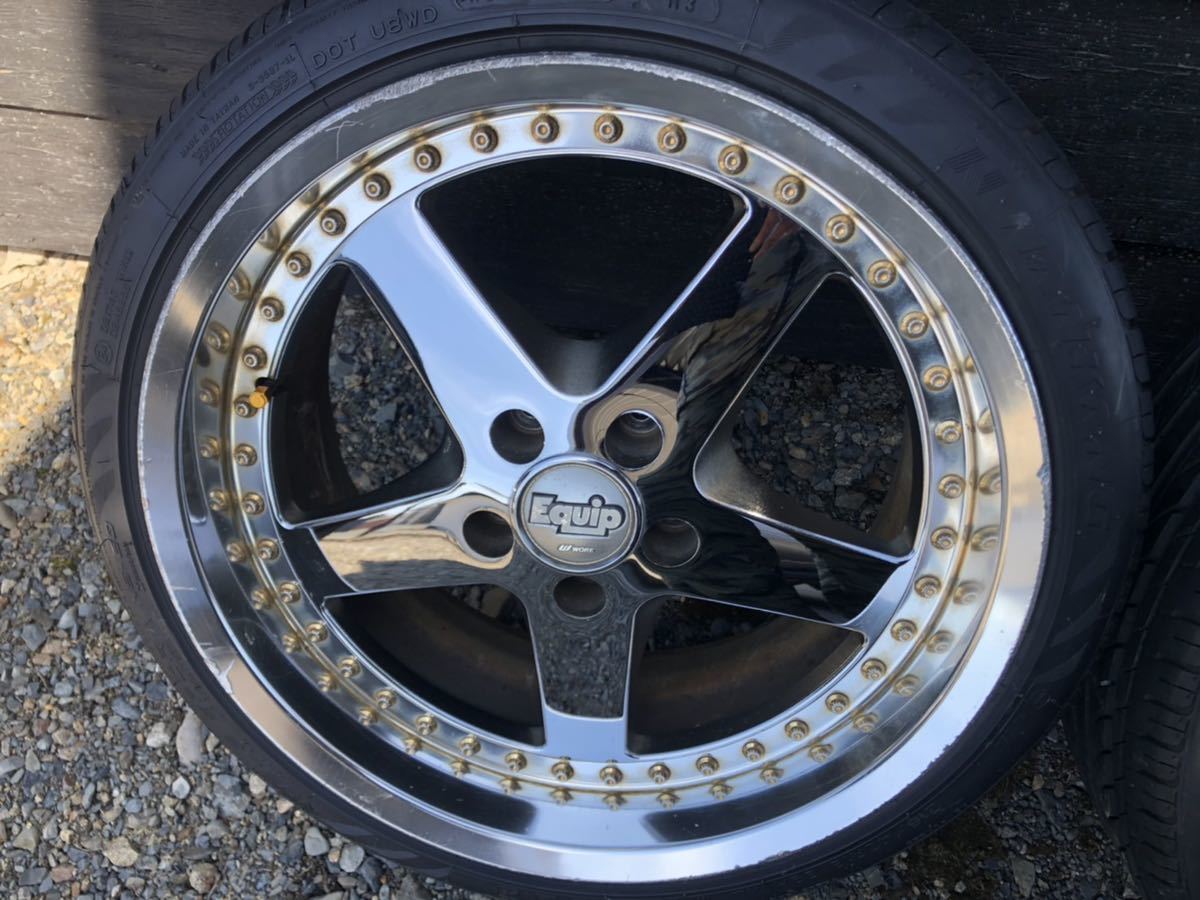 深リム WORK ワークエクイップ 18インチ 9.5j 10.5j