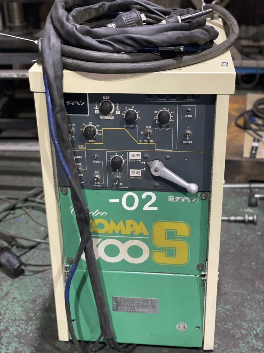 ダイヘン　TIG 溶接機　COMPA３００　水冷　送料無料！！！！ ダイヘン TIG 溶接機 COMPA300 水冷 送料無料！！！！