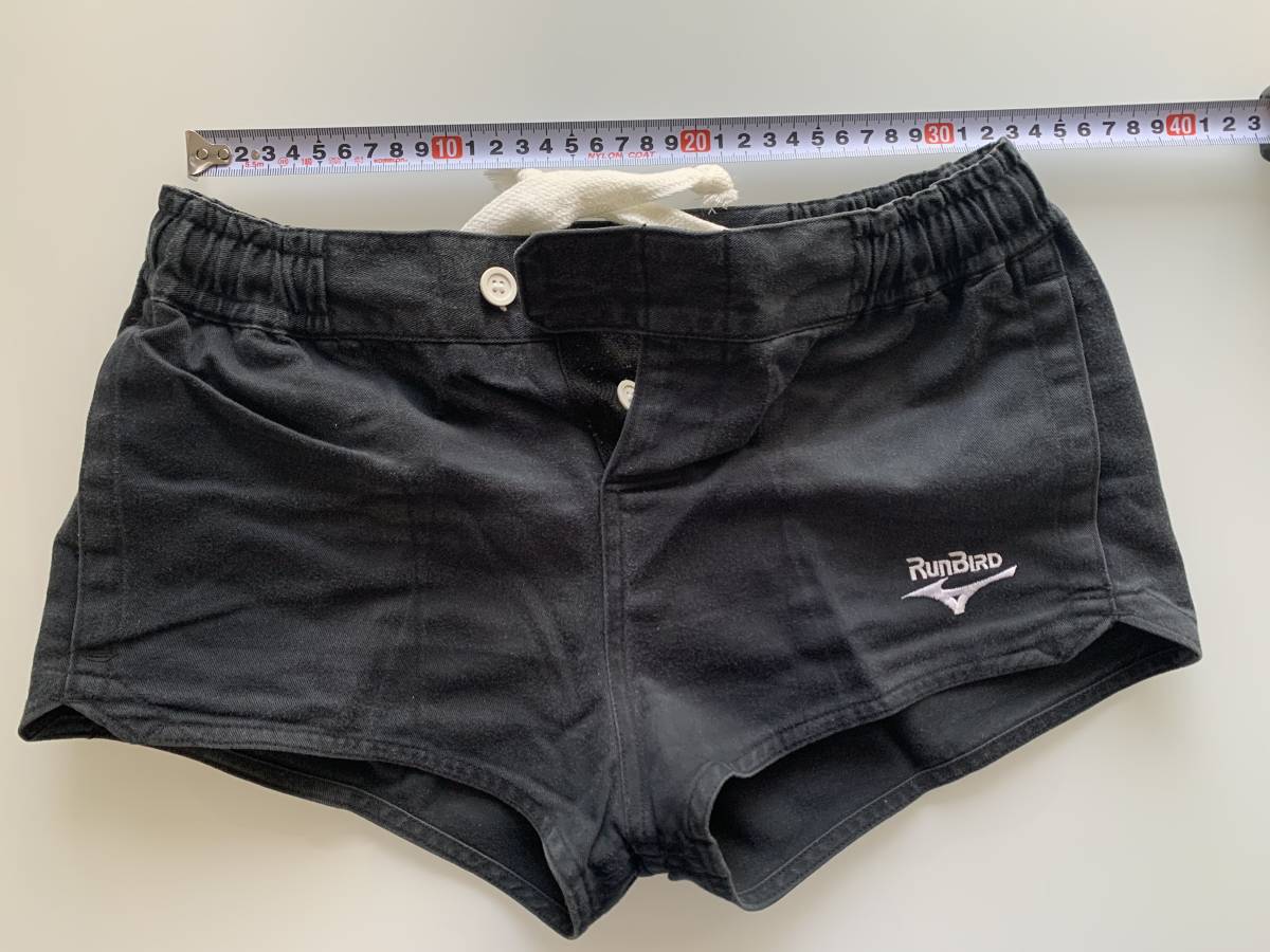 ラグパン(ラグビーパンツ) RUNBIRD イングランドタイプ ブラック SSの