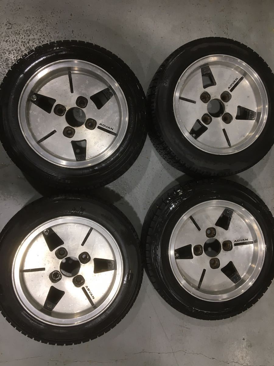 ADVAN アドバン ディッシュ 13インチ PCD114.3 6jj +15の落札情報詳細