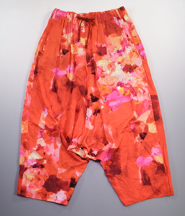 yohji yamamoto 16ss 朝倉さんコラボ ペイントパンツ