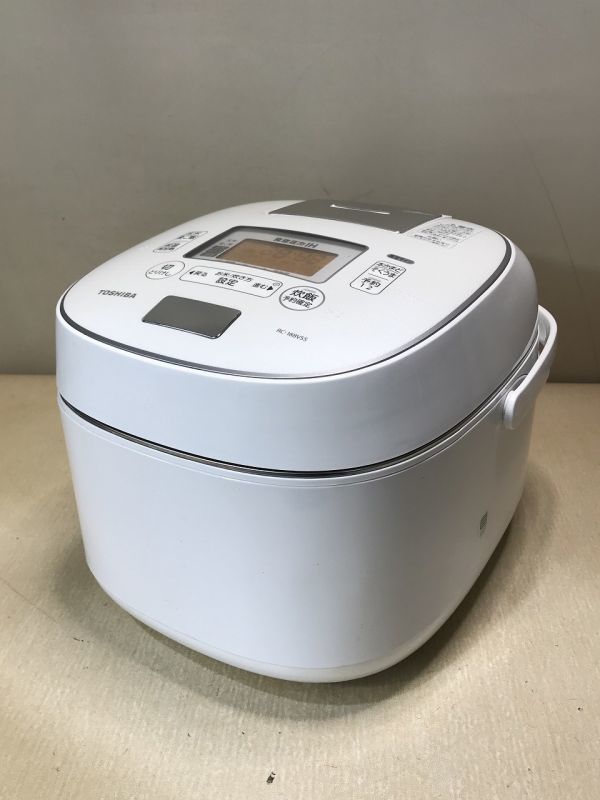 【TOSHIBA/東芝】真空圧力IHジャー炊飯器 RC-188VSS 18年製 TOSHIBA/東芝】真空圧力IHジャー炊飯器 RC-188VSS 18年製