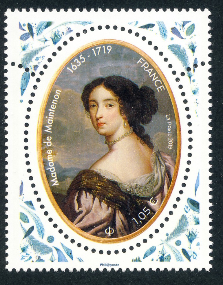 4011 外国切手 フランス 2019年 マドム・ド・マルティノン 侯爵夫人 4011 外国切手 フランス 2019年 マドム・ド・マルティノン 侯爵夫人